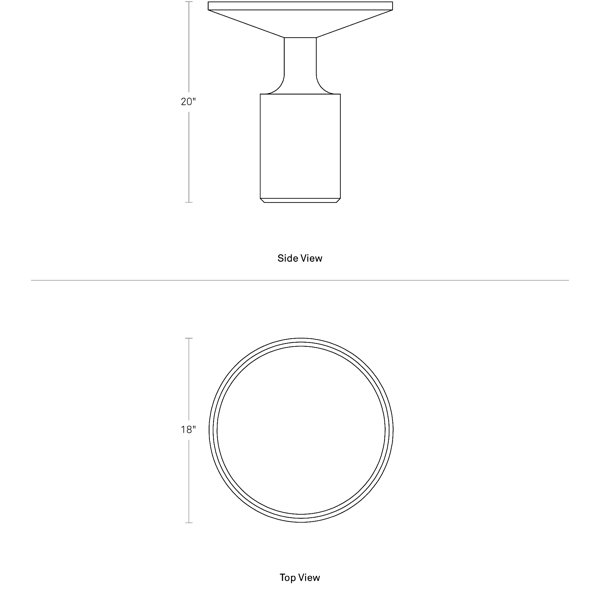 Blu Dot Turn Tall Side Table & Reviews Perigold